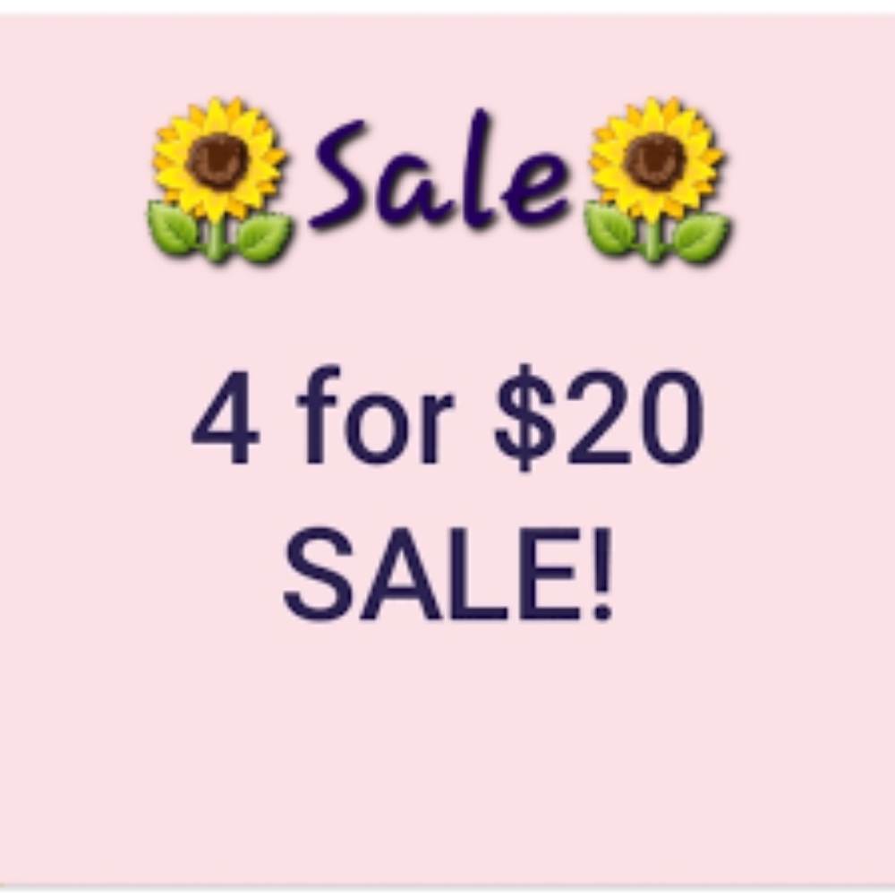 4 items for$20